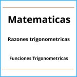 Ejercicios De Funciones Trigonometricas Pdf
