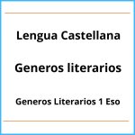 Ejercicios Generos Literarios 1 Eso Pdf