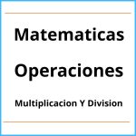 Ejercicios De Multiplicacion Y Division Pdf