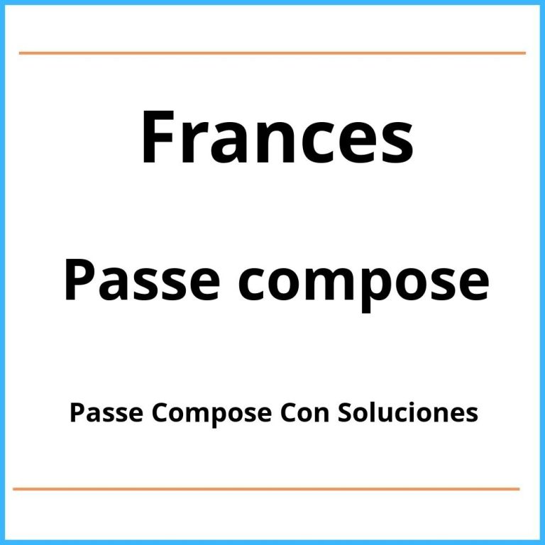 Ejercicios De Passe Compose Pdf